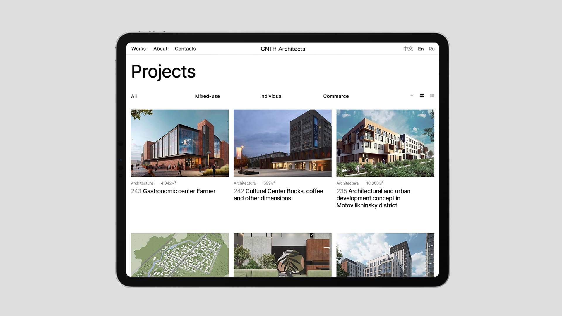 CNTR Architects site