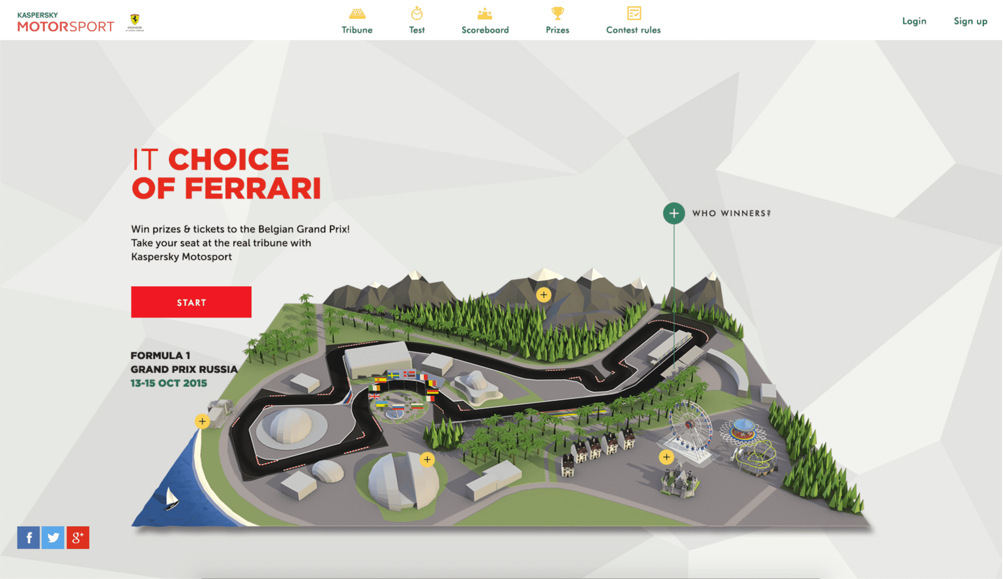 Kaspersky Motorsport Tribune