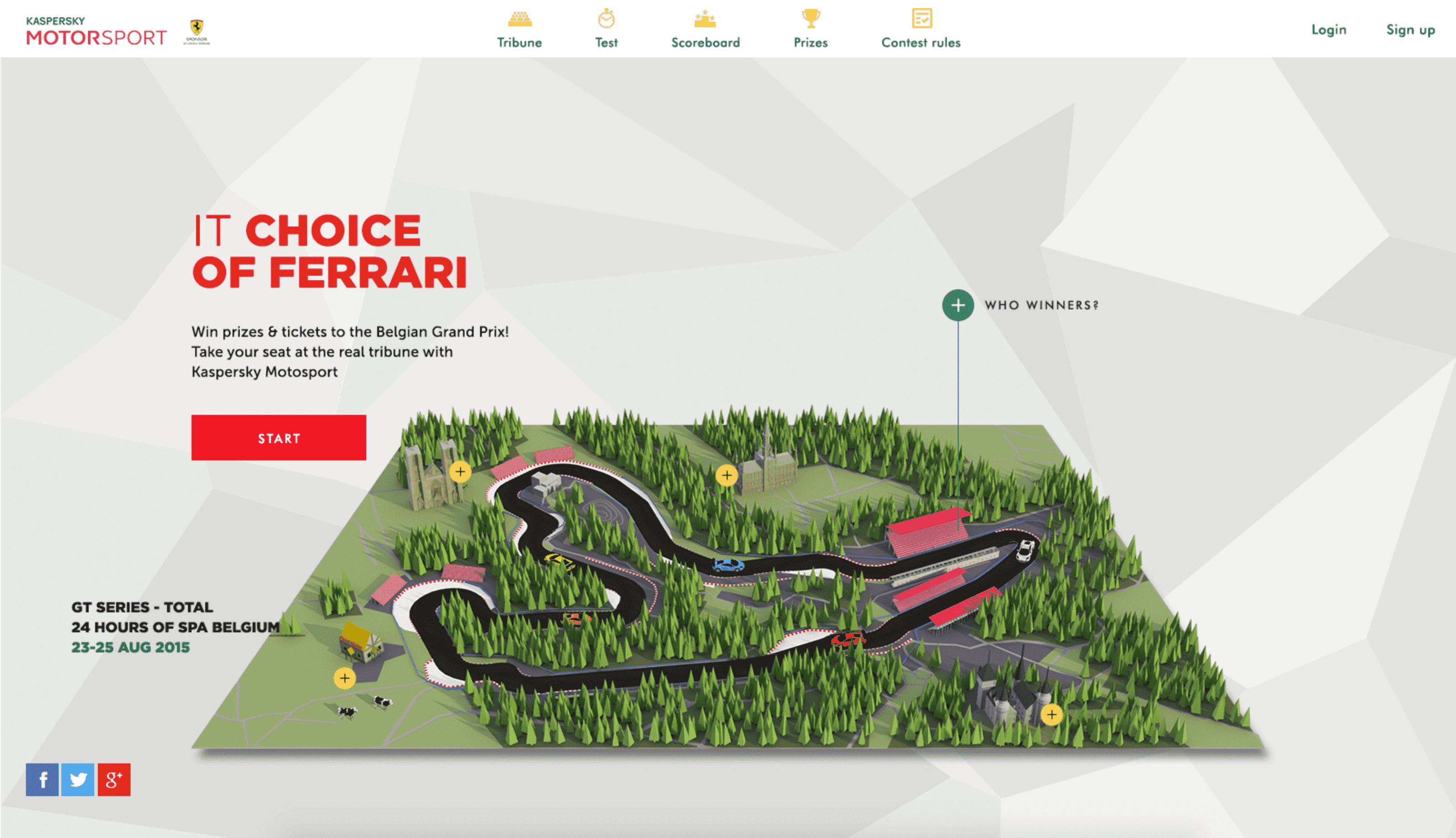 Kaspersky Motorsport Tribune